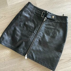 MISBHV Leather Skirt